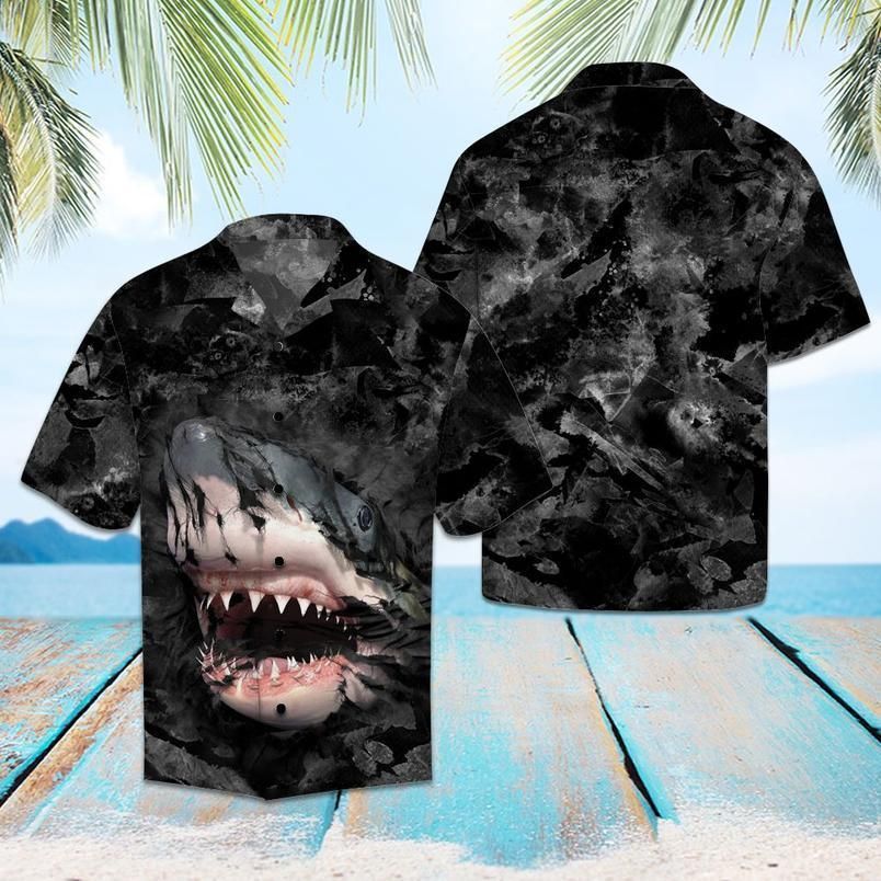 Amazing Shark Aloha Hawaiian Shirt Colorful Short Sleeve Summer Beach Casual Shirt For Men And Women