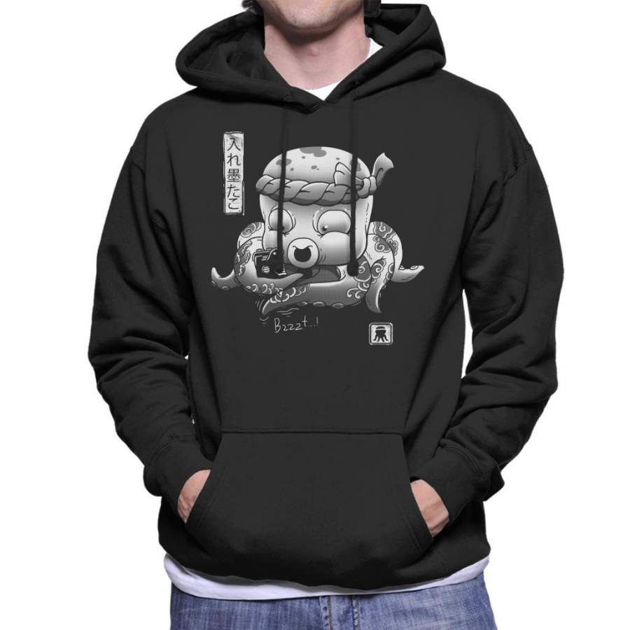 Inkedtopus Octopus Sea Creature Japan Men’s Hooded Sweatshirt