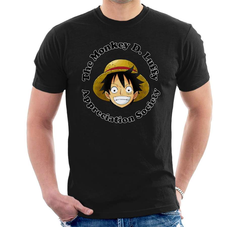 The Monkey D Luffy Appreciation Society One Piece Men’s T-Shirt