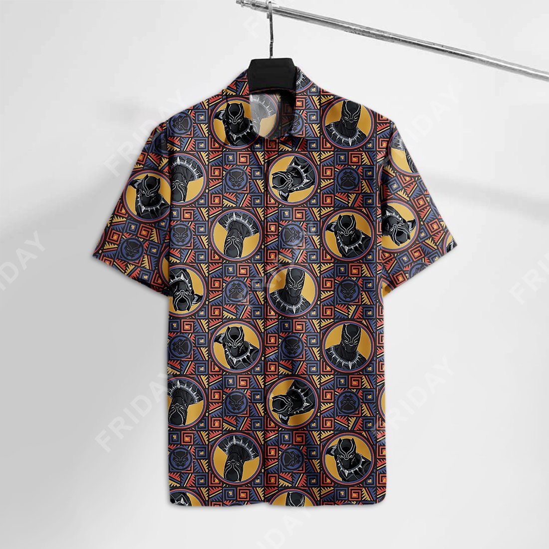 Mv Bp Hawaii Shirt B Panther Head Tribal Pattern Tshirt Ha16986