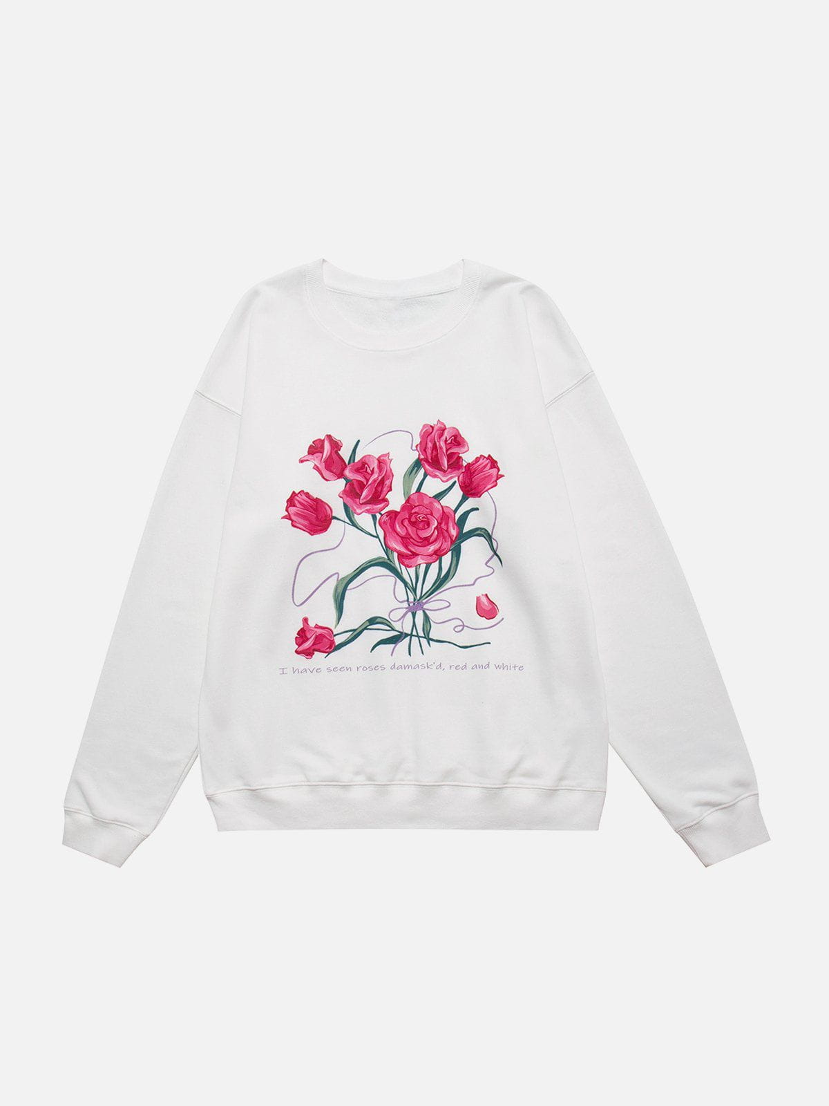 Talishko™ – Romantic Rose Print Sweatshirt