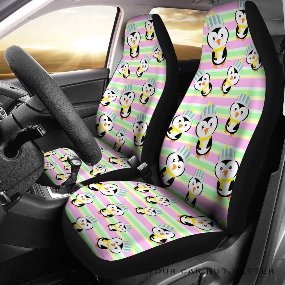 Penguins Car Seat Covers Ja19Th 232205