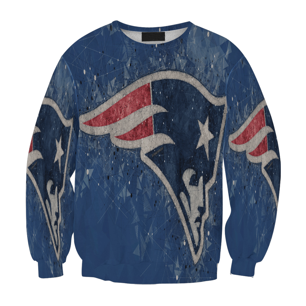 New England Patriots Blue Gift For Fan 3D Full Printing Sweatshirt