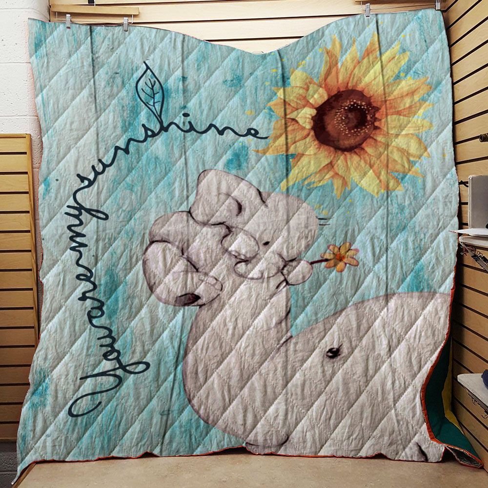 Elephant You Are My Sunshine Quilt Ciezx