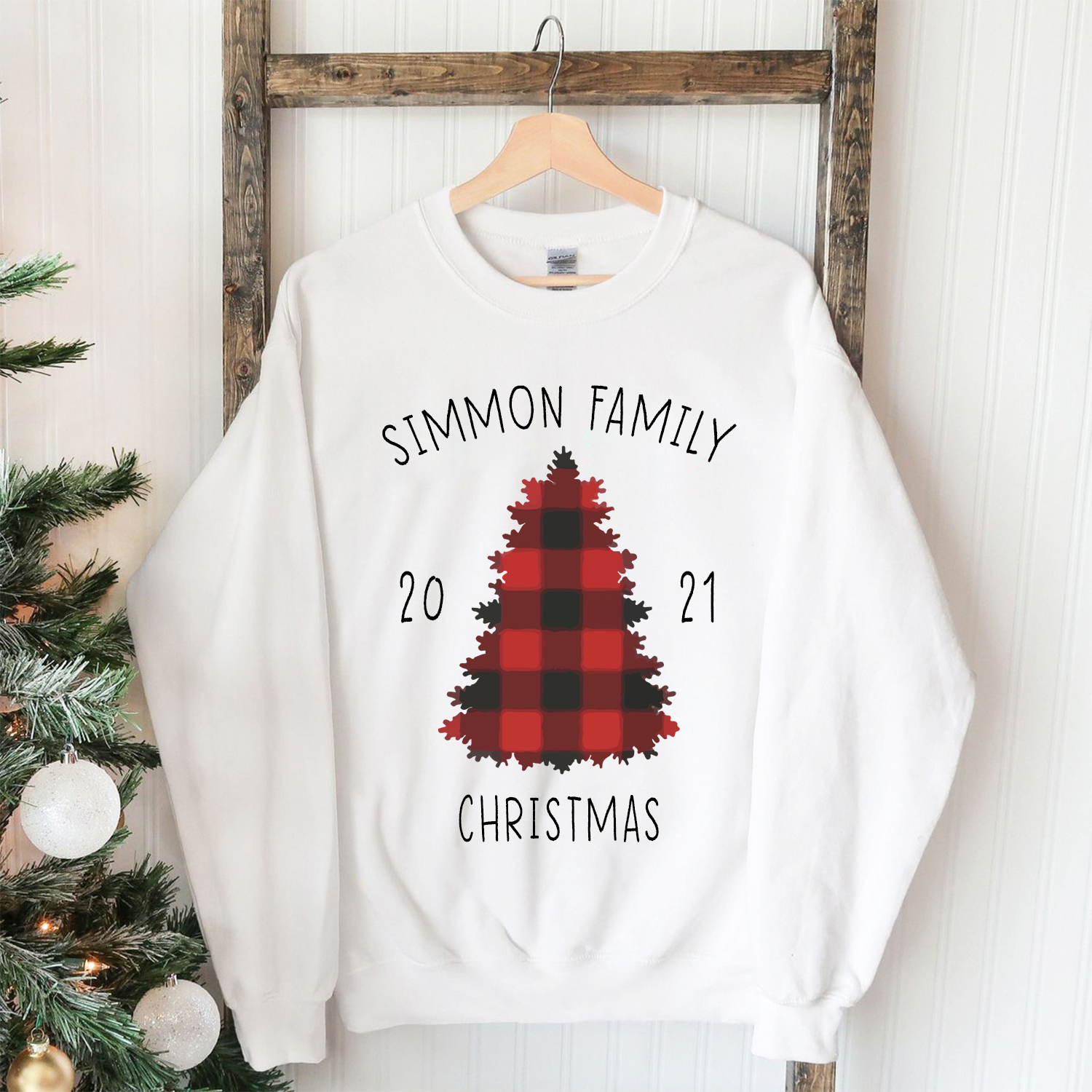 Personalized Family Christmas Gift Sweatshirt, Holiday Sweatshirt, Custom Christmas Jumpers