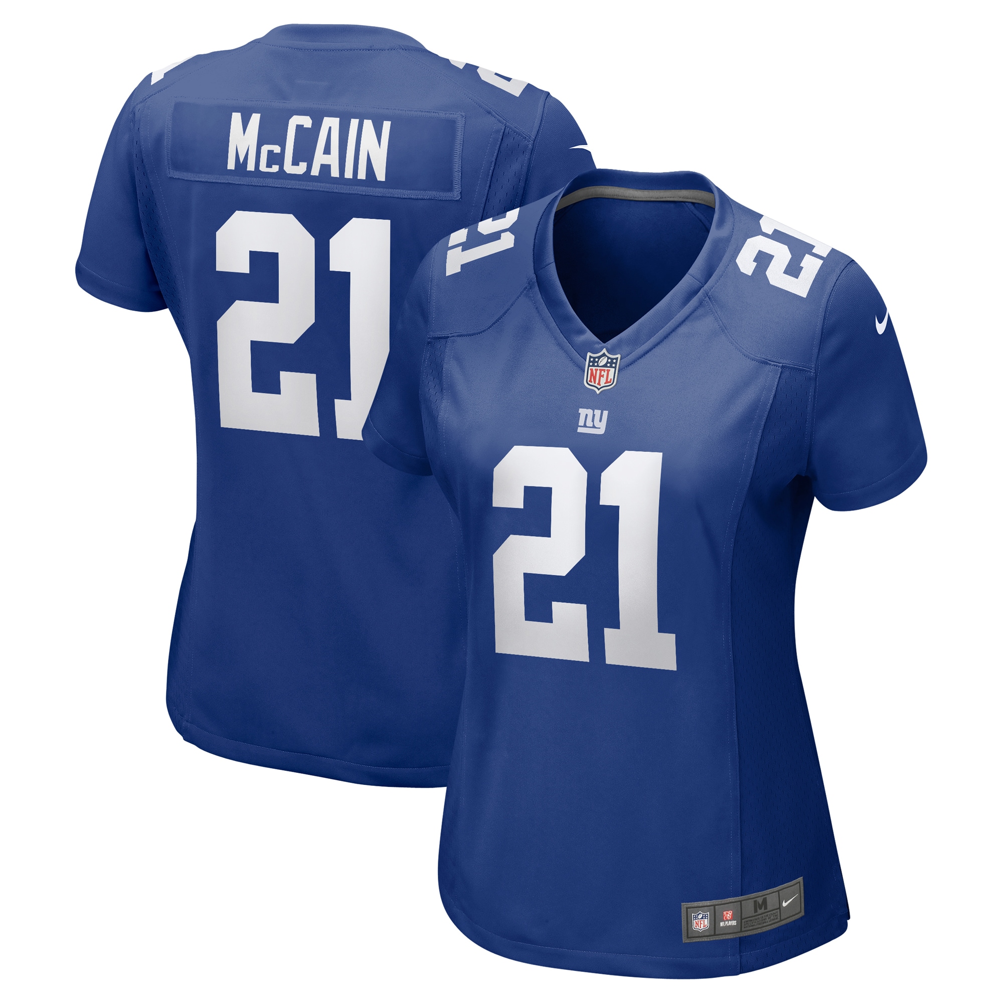 Women’s New York Giants Bobby McCain Royal Women’s Team Color Jersey