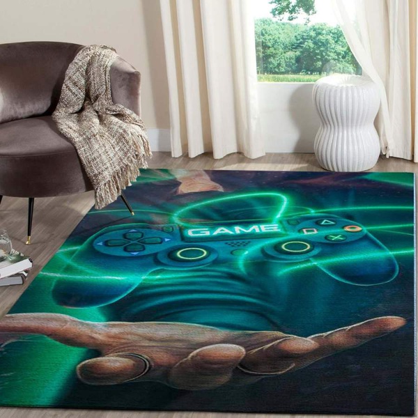 PlayStation Area Rug / Gaming Floor Decor 08118