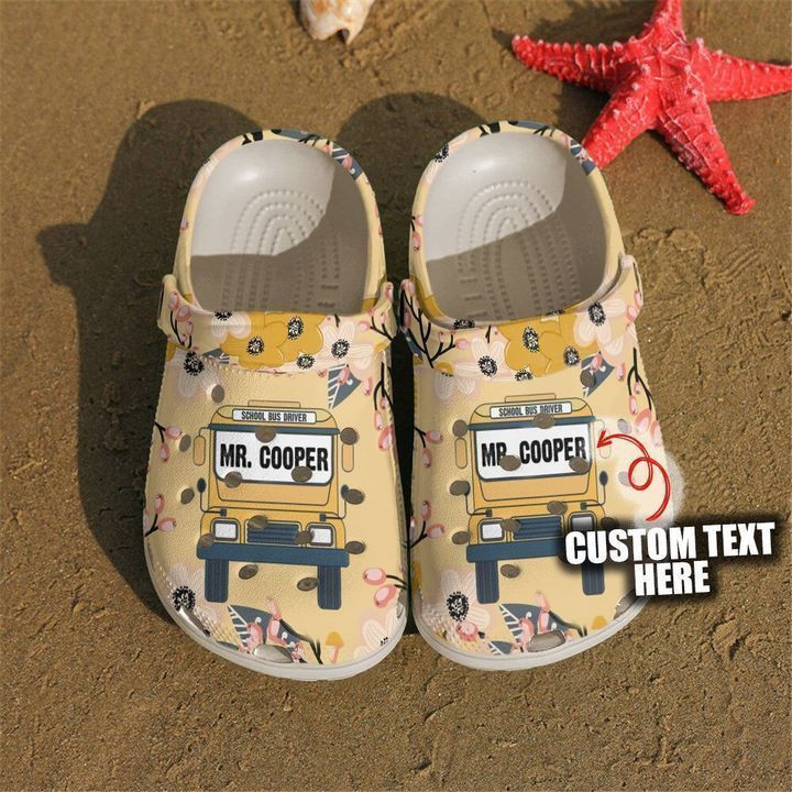 Bus Driver Personalized School Front Clog Shoes 2