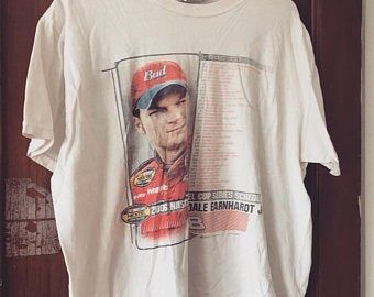 Vintage Threadbare Thin Soft 1990s 90s Nascar Dale Earnhardt Jr. Tee T-shirt Shirt 2739