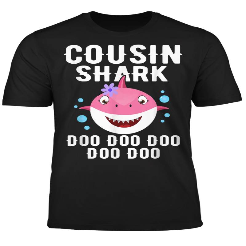 Cousin Shark Doo Doo Doo Doo Pink Shark Shirt