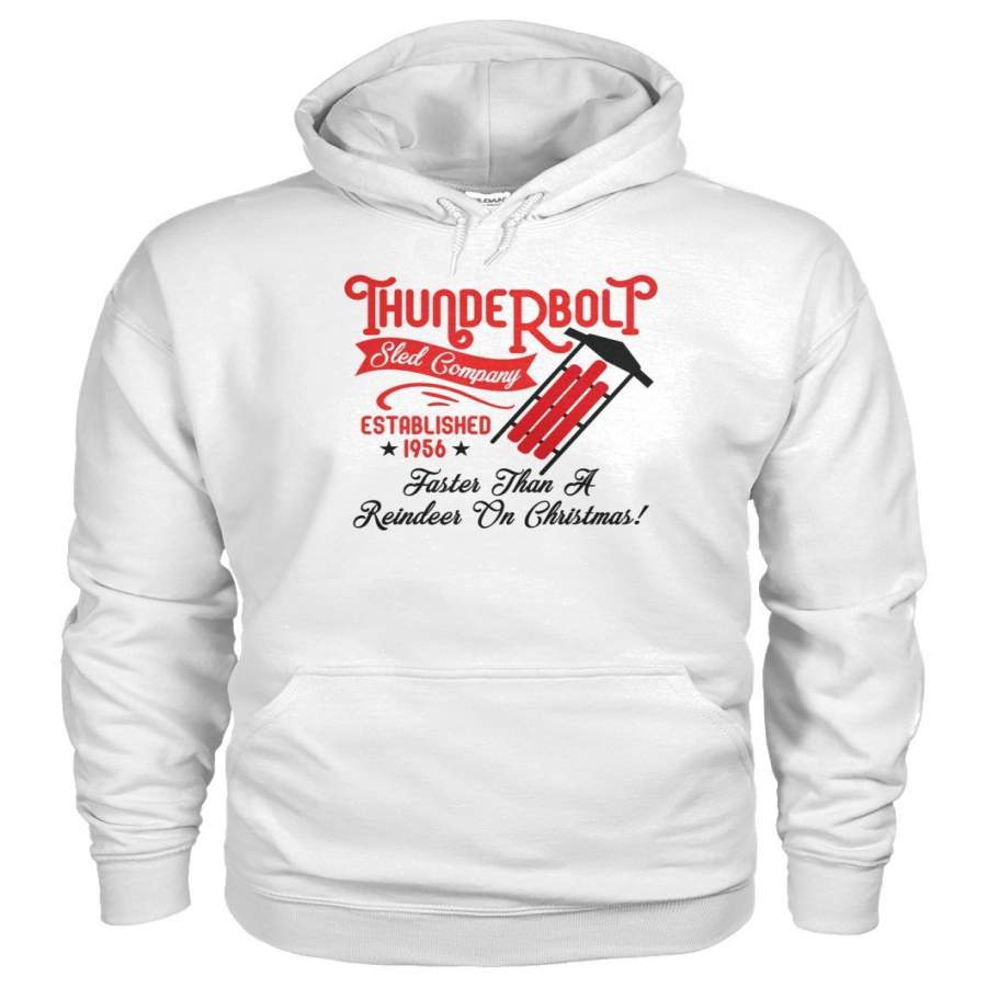 Thunderbolt Sled 1956 Reindeer Christmas Best Idea Gift Hoodie