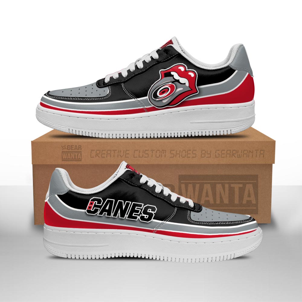 Carolina Hurricanes Air Sneakers Custom Force Shoes Sexy Lips For Fans