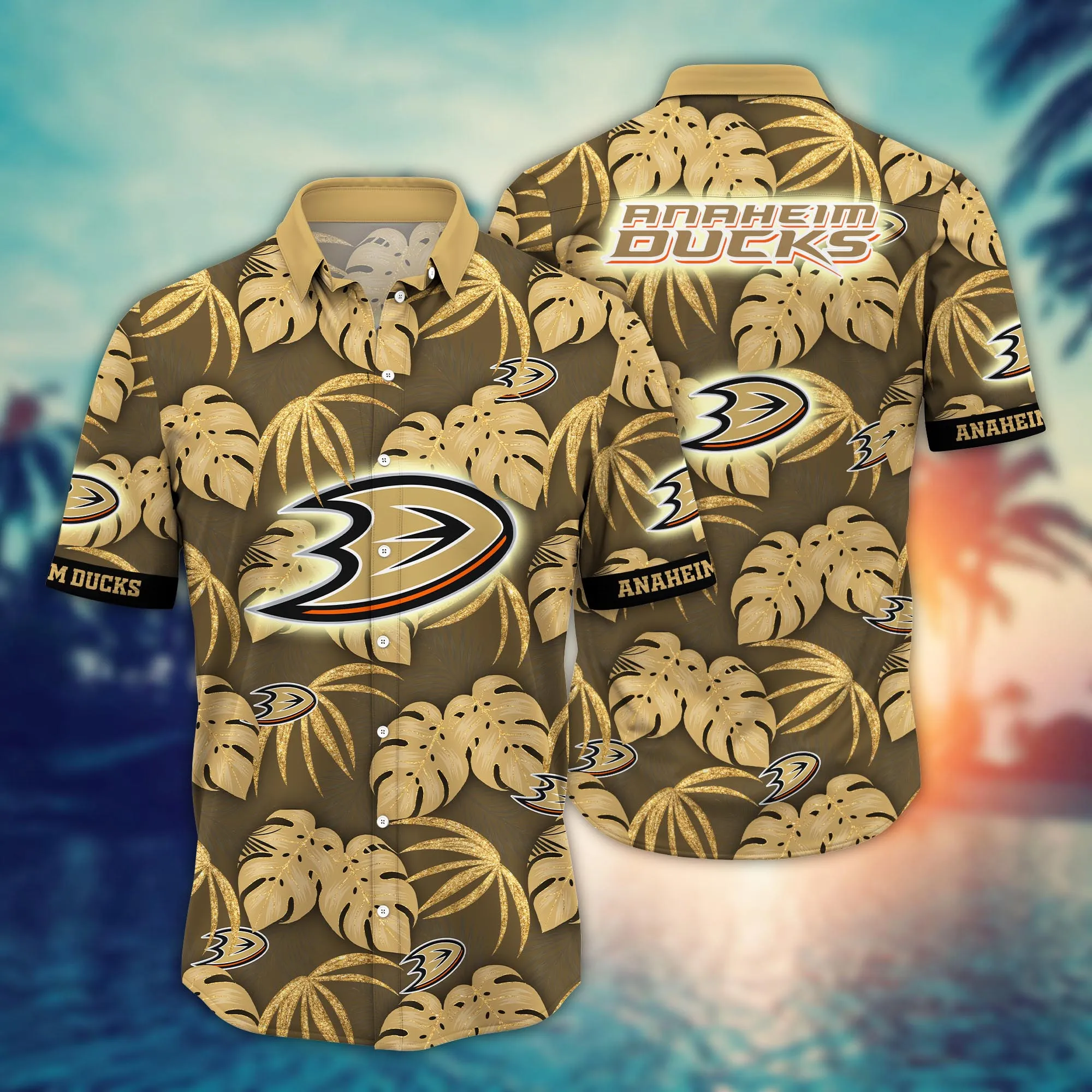 Anaheim Ducks Nhl Hawaiian Shirt Sunscreen Aloha Shirt