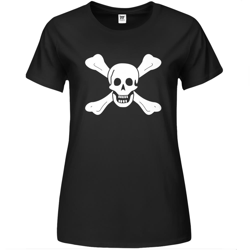 Jolly Roger Richard Worley Pirate Flag Premium Womens T Shirts