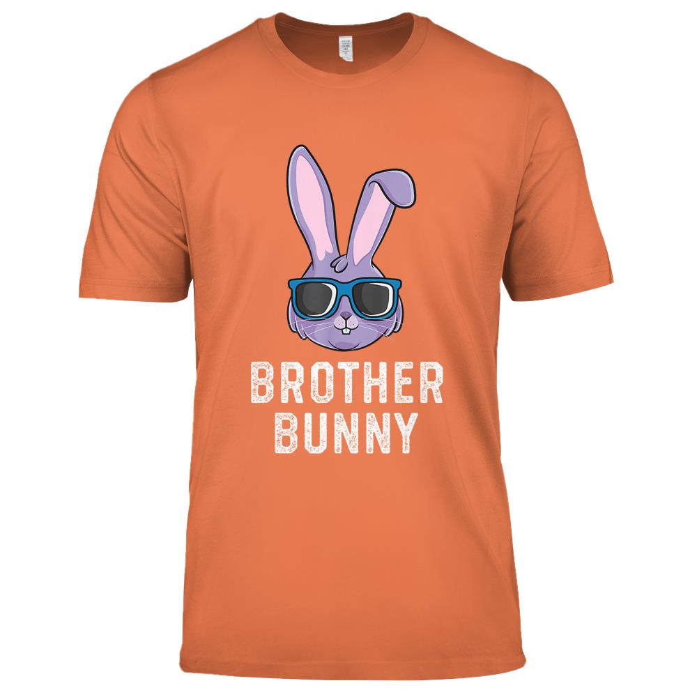 Brother Bunny Rabbit Bro Brothers Matching Family Easter Premium T Shirts