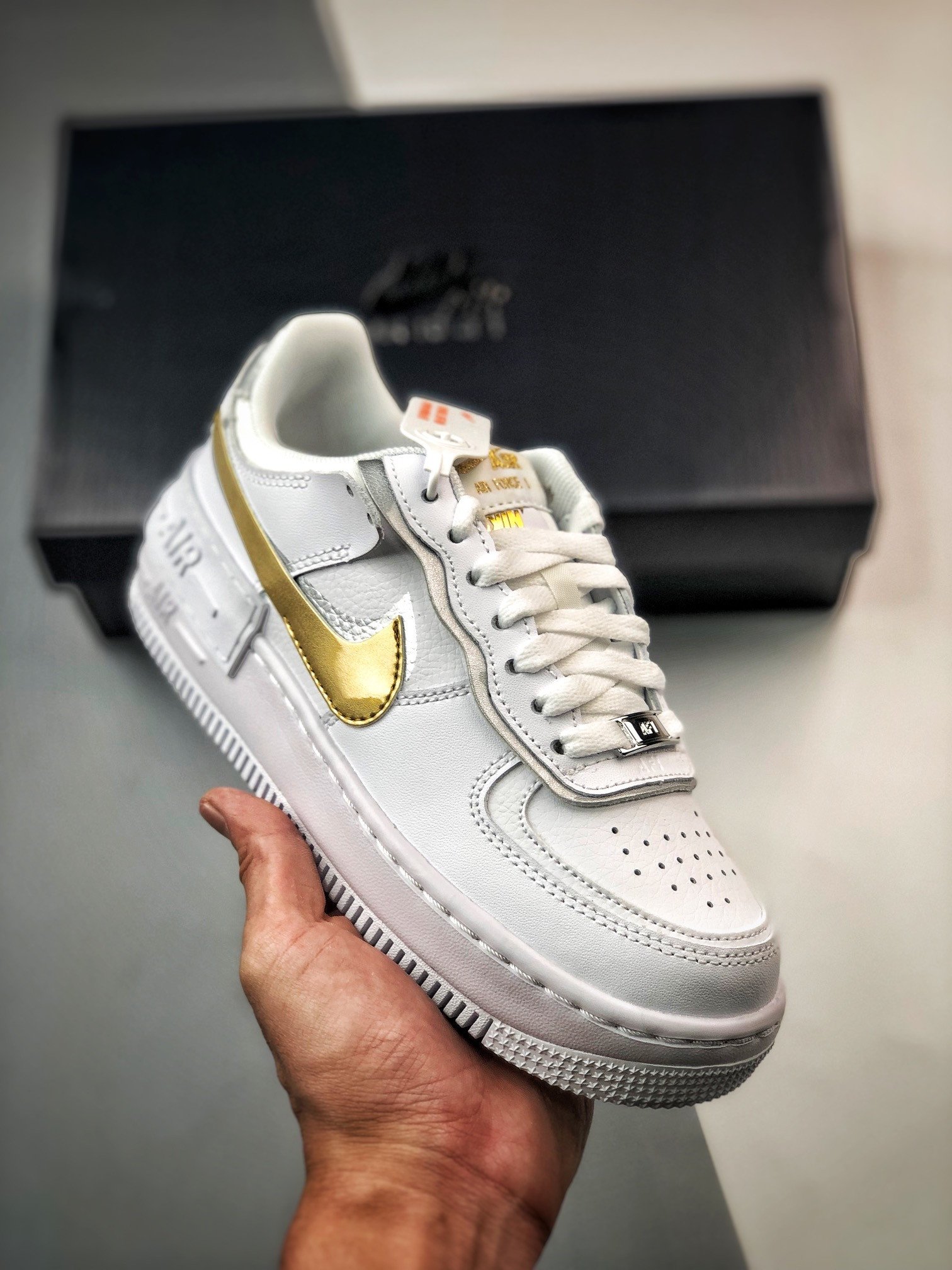 Nike Air Force 1 Shadow White Gold DM3064-100 5340050