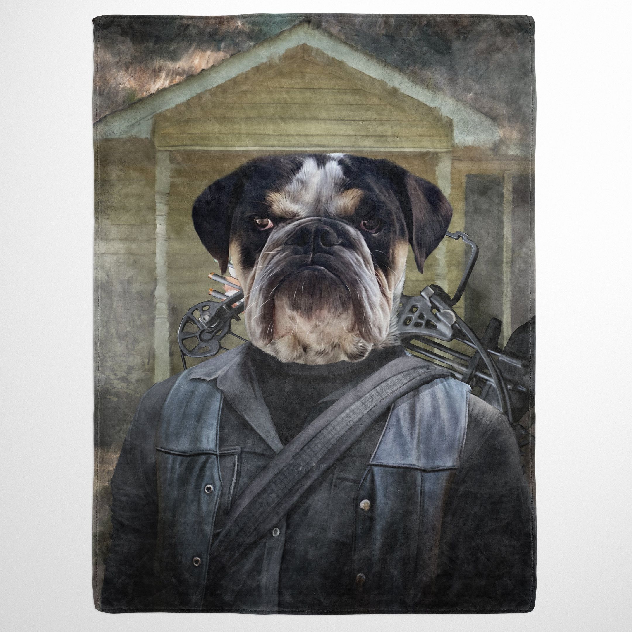 The Survivor Daryl Dixon The walking dead costume Custom Pet Quilt Blanket