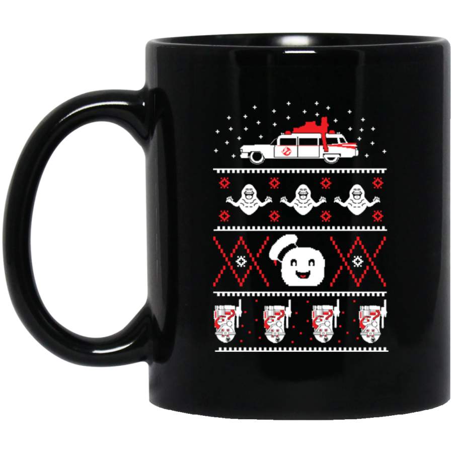 Who Ya Gonna Call Ugly Sweater Mug 11 oz 15 oz Black Mug