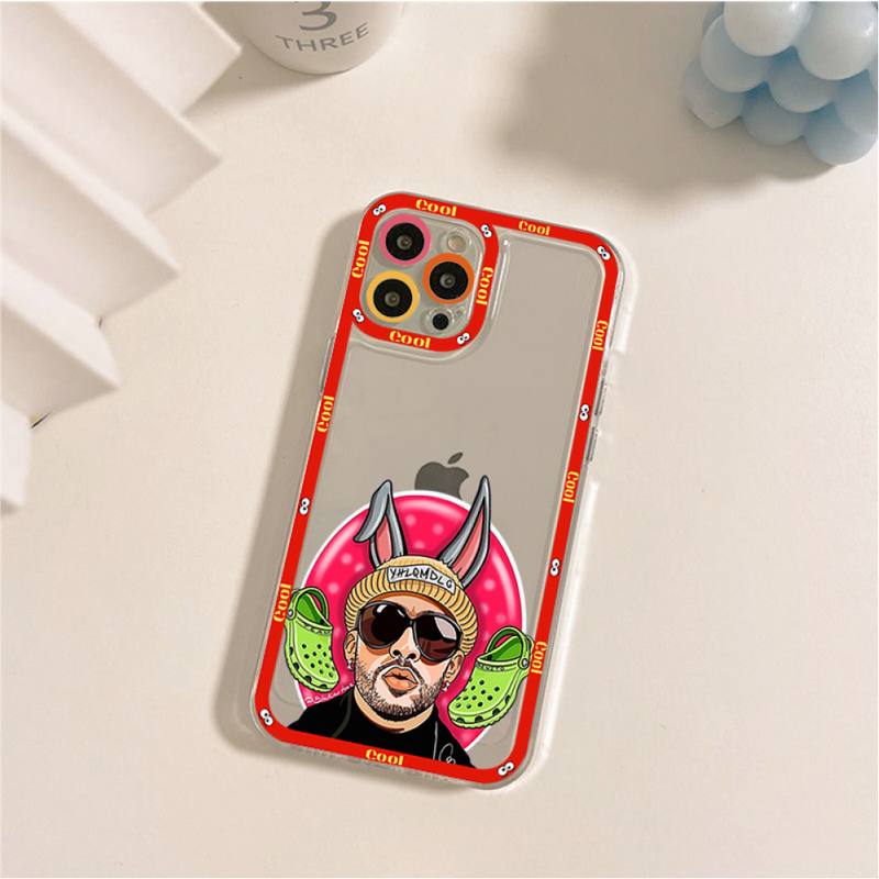 Yo Perreo Sola Bad Bunny Maluma Phone Case for iPhone 11 12 13 Mini Pro Max 14 Pro Max Case shell alx