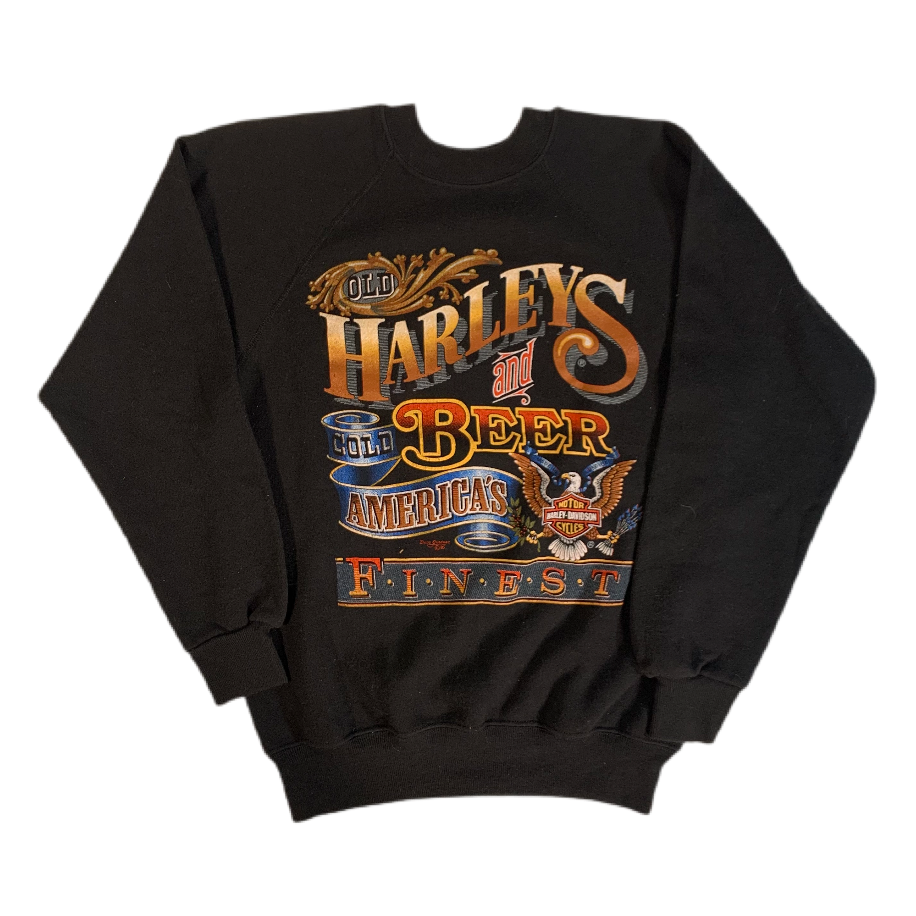 Vintage Harley-Davidson “Ezekiel’s Wheel” Raglan Sweatshirt