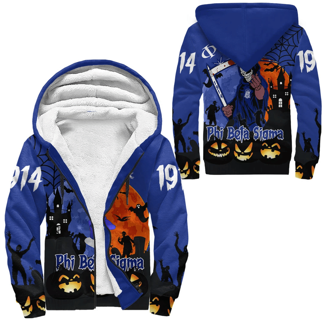 Fraternity Hoodie – Phi Beta Sigma Halloween Sherpa Hoodies