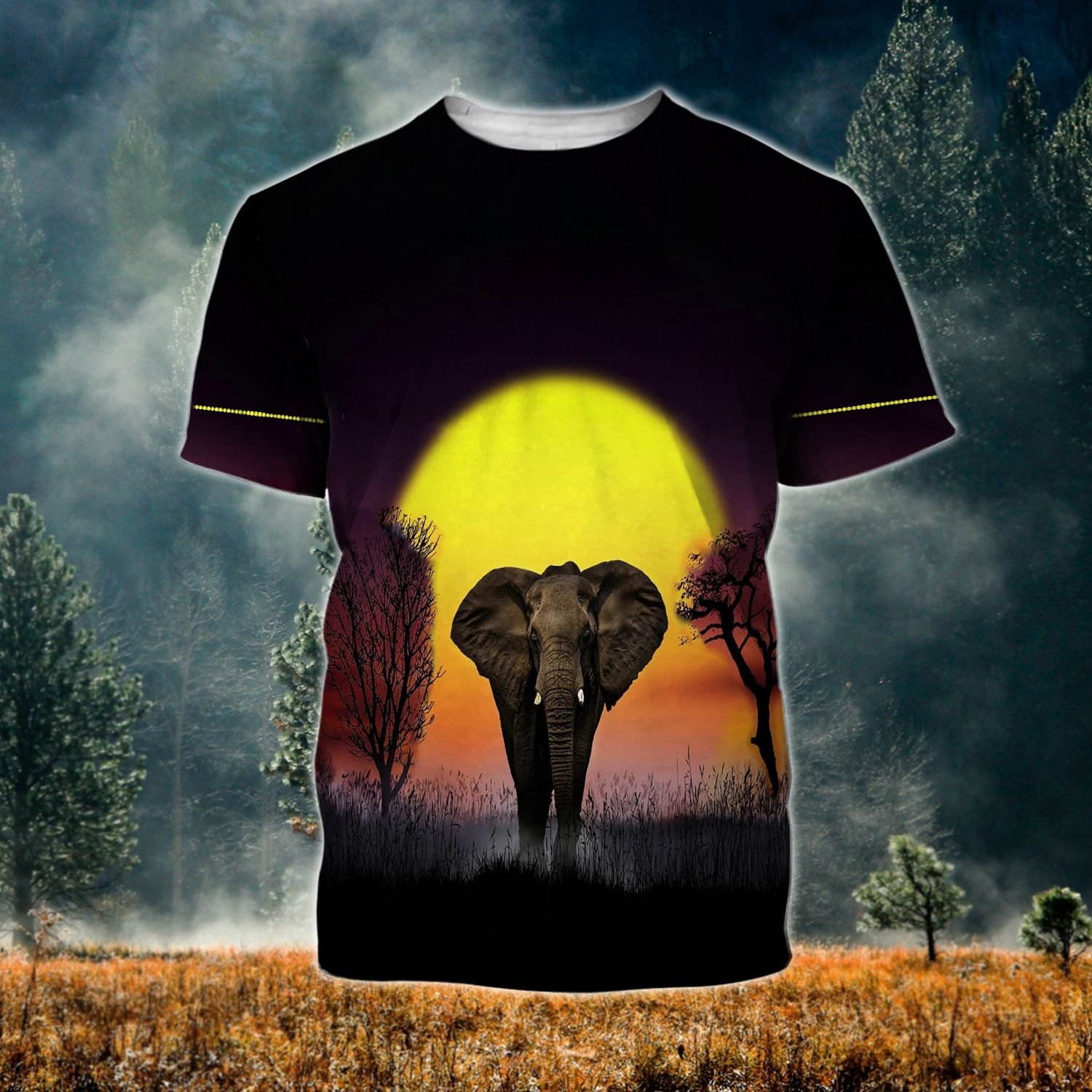 Elephant Ver04 Tthj190721Nby Unisex 3D T-Shirt All Over Print