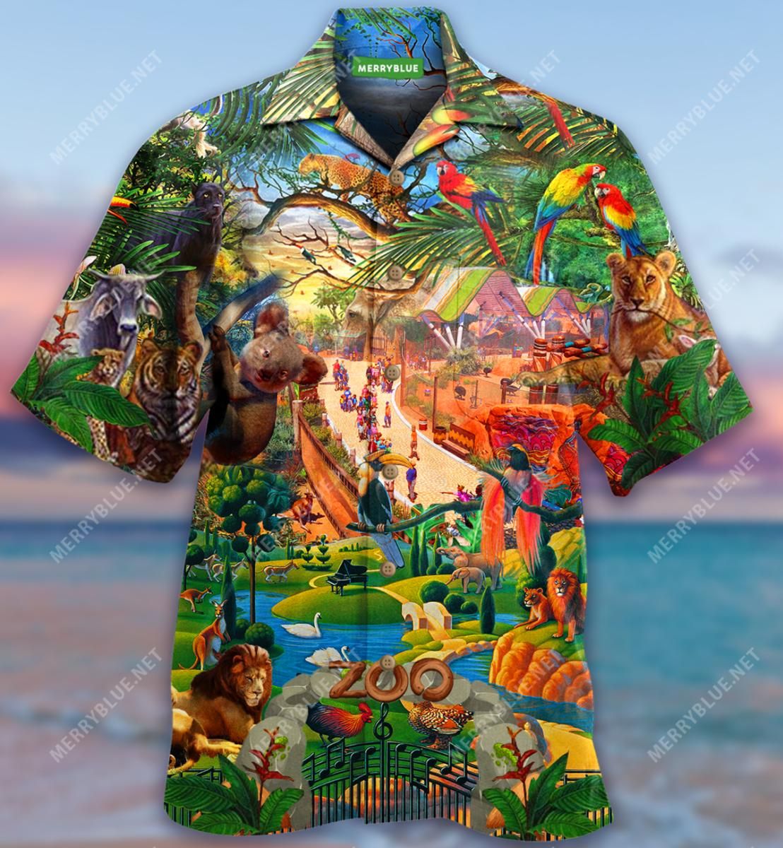 Welcome To The Amazing Zoo Aloha Hawaiian Shirt Colorful Short Sleeve Summer Beach Casual Shirt For Men And Women