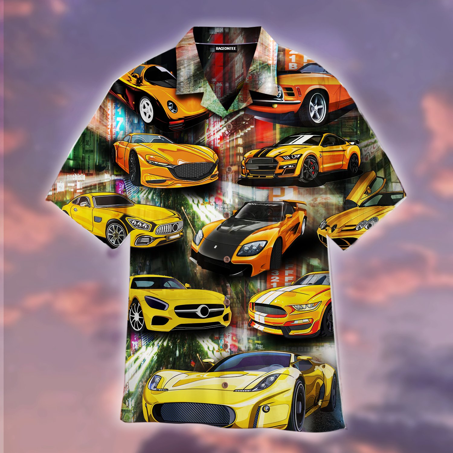 Fast And Furious Tokyo Driff Han Yellow Sport Car Hawaii Shirt For Men Women Adult Ha73544