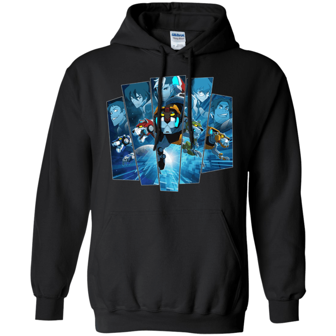 Voltron Legendary Defender 5 Lions shirt Hoodie