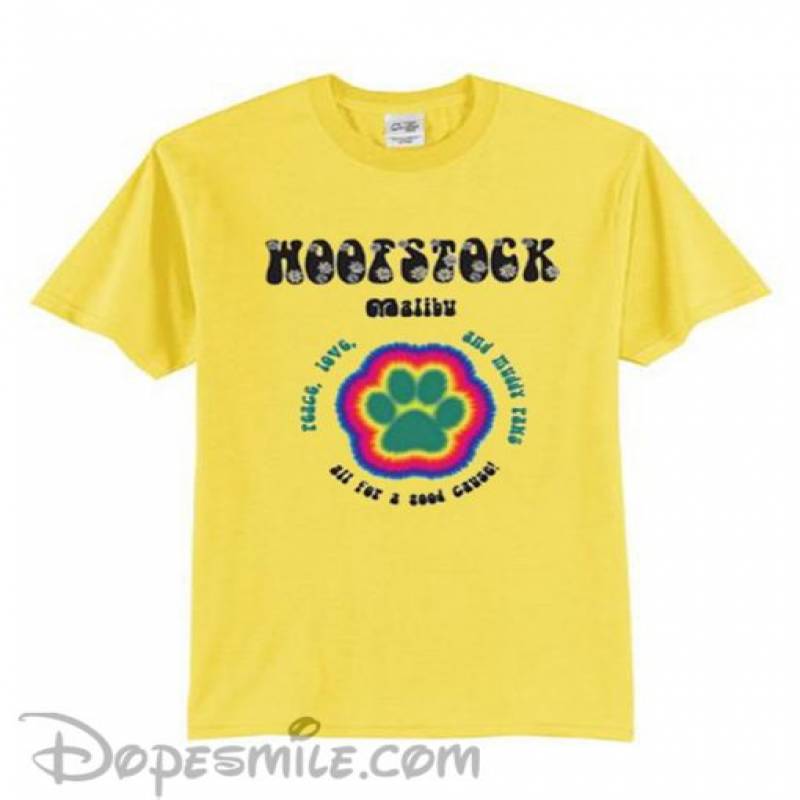 Woofstock Malibu Yellow T-Shirt