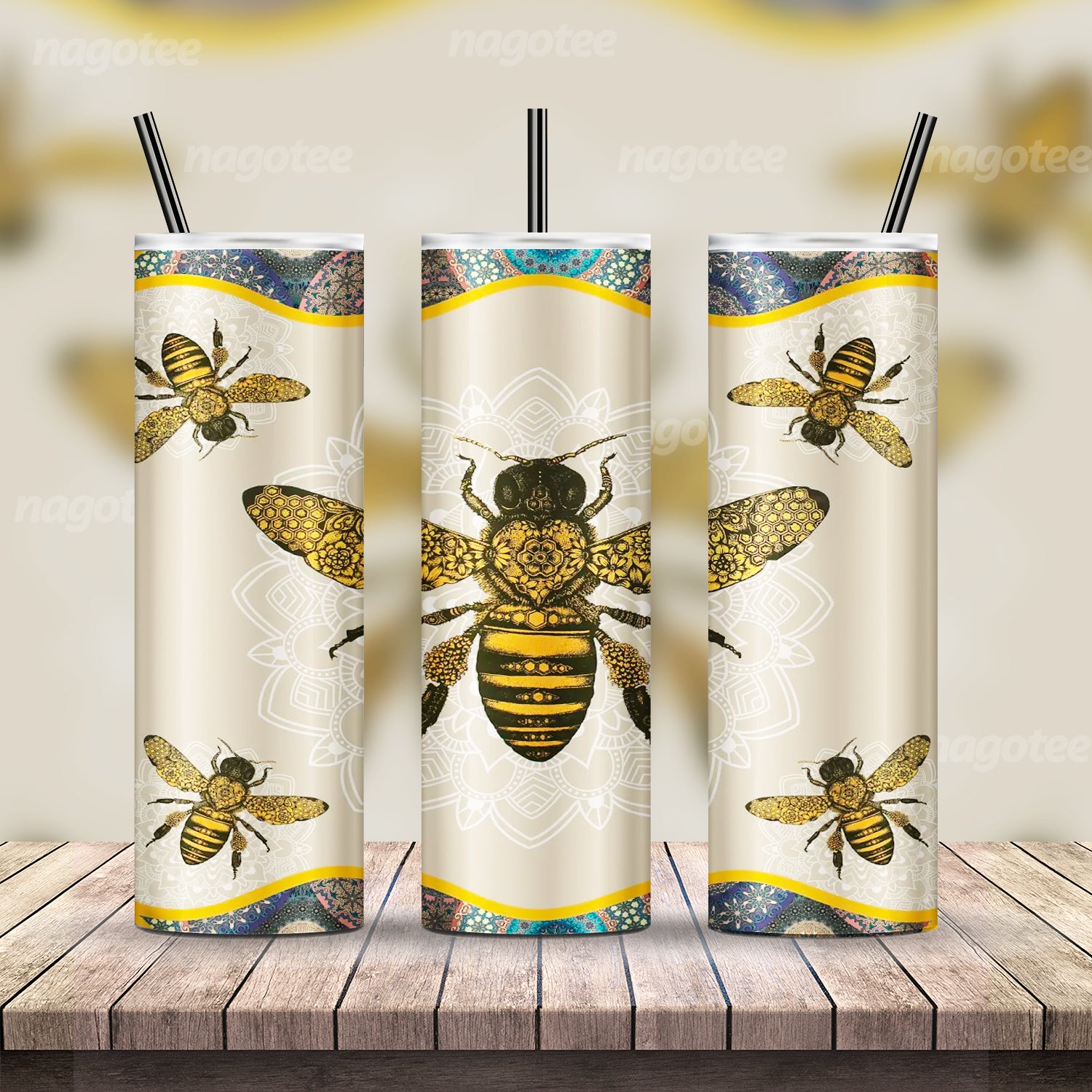 Bee Vintage Skinny Stainless Steel 20oz – Tumbler