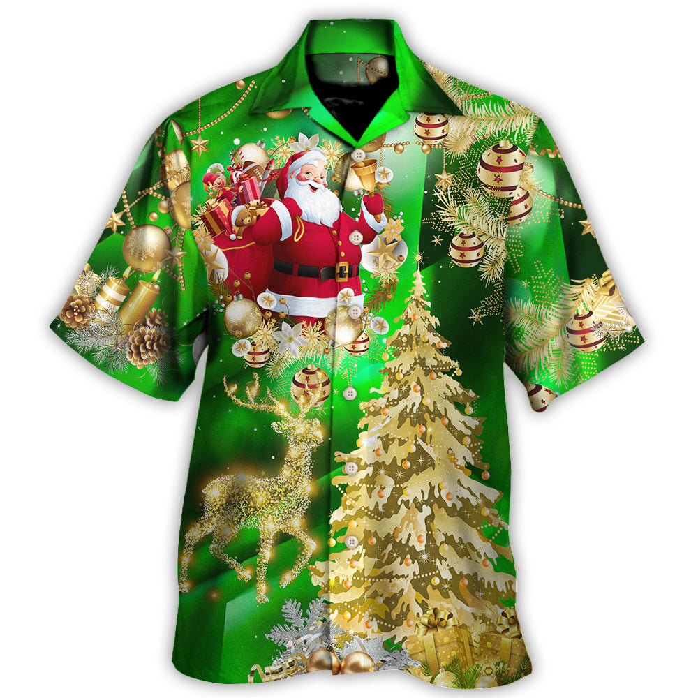 Christmas Tree Green Style Hawaii Shirt Ha75756