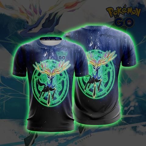 Xerneas Pokemon Go 3D T Shirt  All Over Printed For Man And Woman