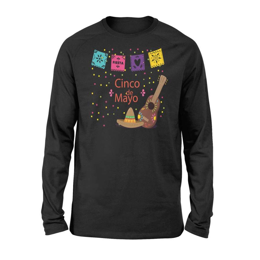 Cinco De Mayo For Teachers Funny Mexican Hat Long Sleeve T-Shirt