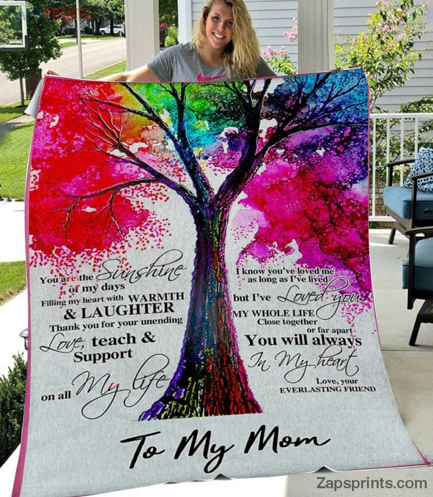 Gift For Mom – To My Mom – I Love You And You Know That – Blanket