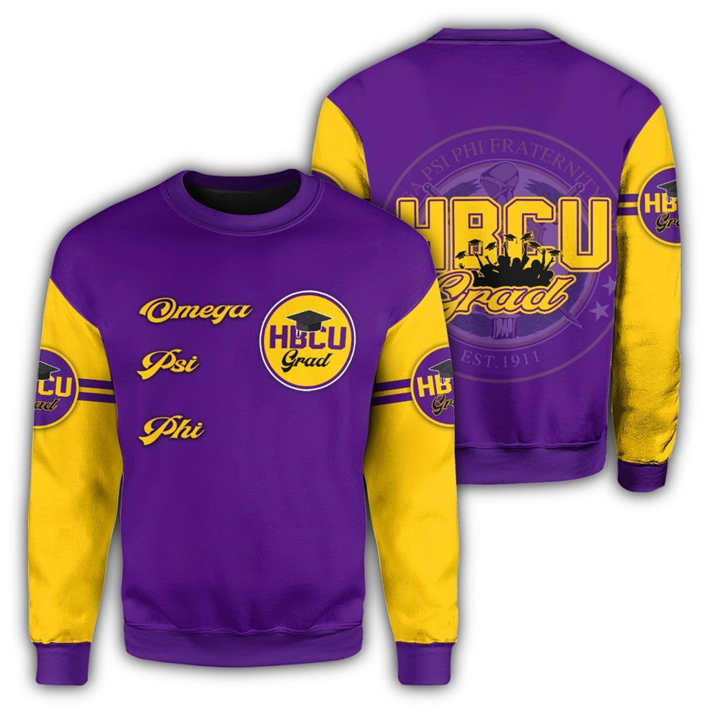 Fraternity Sweatshirt – Omega Psi Phi Hbcu Grad Sweatshirt