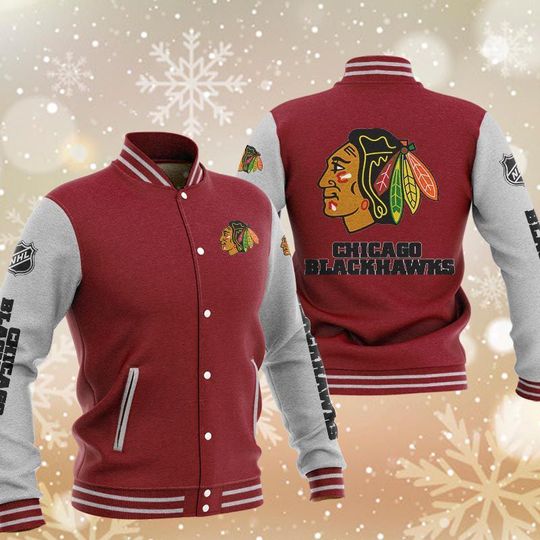 Chicago Blackhawks Baseball Jacket