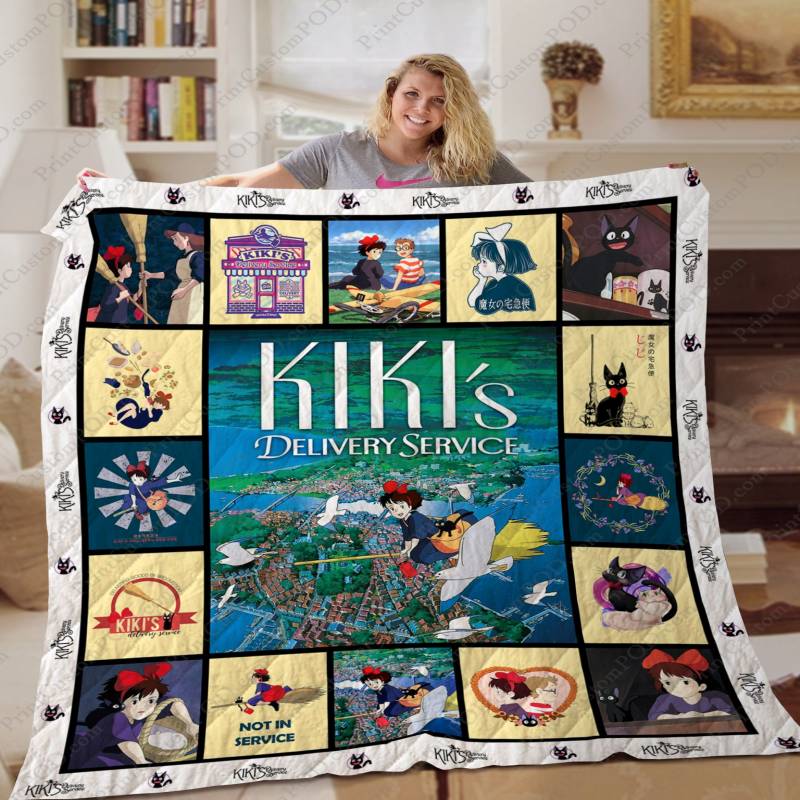 [TA] – Kiki’s Delivery Service Quilt Blanket