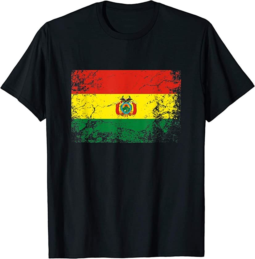 Bolivia National flag vintage Bolivian Flag gift T-Shirt