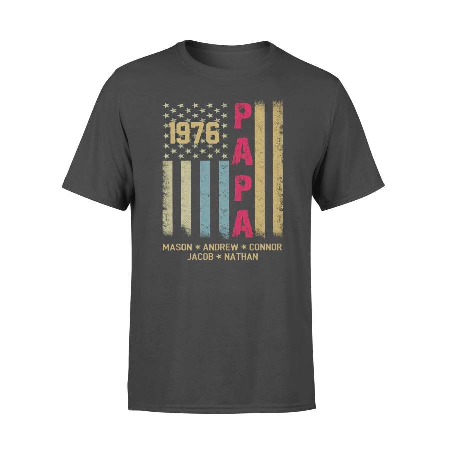 Custom T Shirt Printing To My Dad Personalized Name Shirt – Standard T-shirt