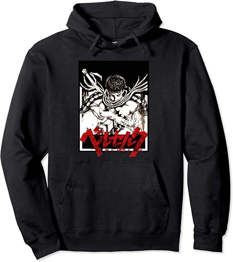 Vintage Love Berserker Anime Gutss Arts Essential Costume Pullover Hoodie