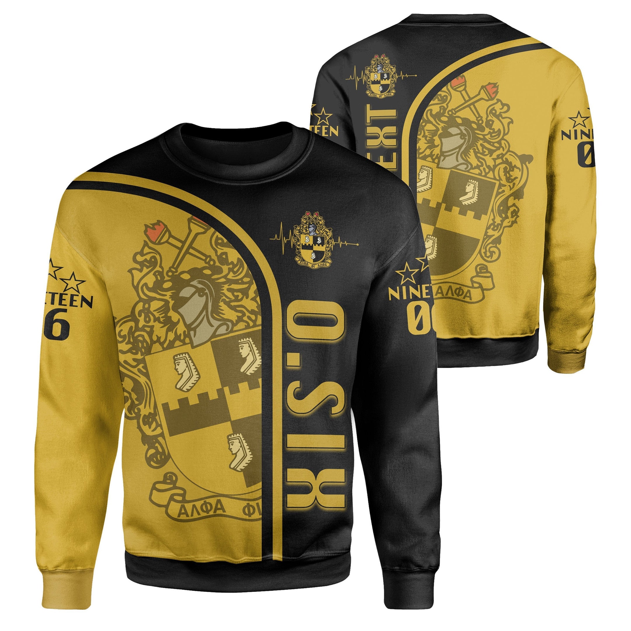 Crewneck Sweatshirt Personalized Alpha Phi Alpha In My Heart