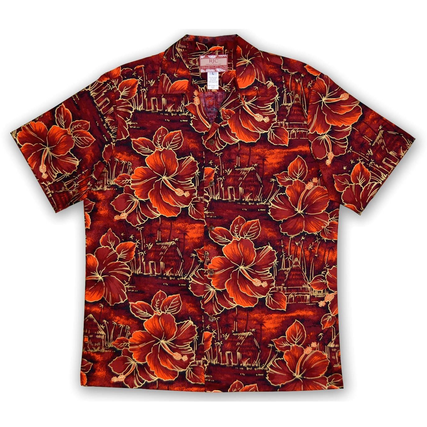 Retro Groovin Red Awesome Design Hawaii Shirt Ha96421