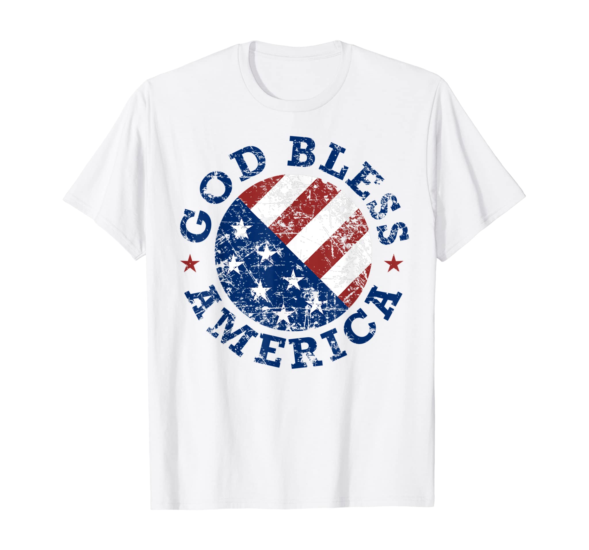 God Bless America Flag Shirt 4th of July Independence Day