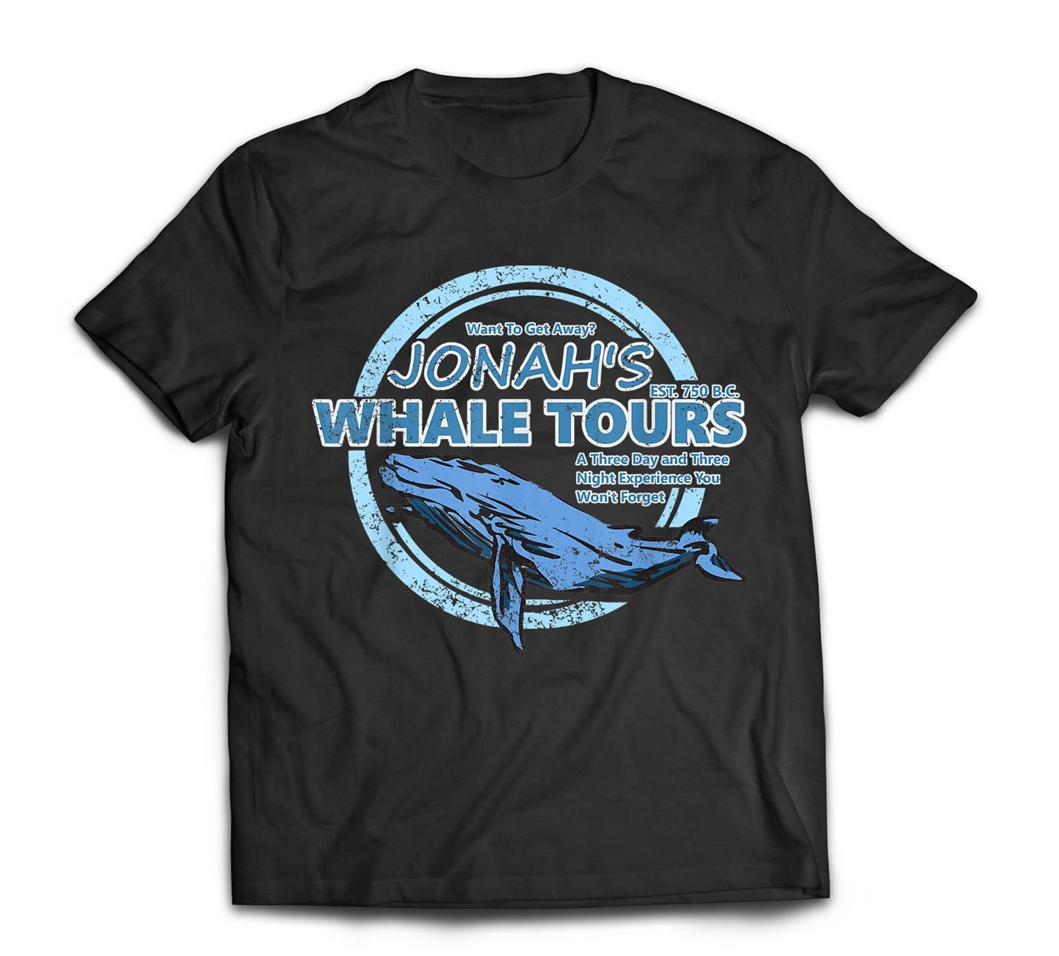 Cute Jonah And The Whale Bible Story Gift T-Shirt