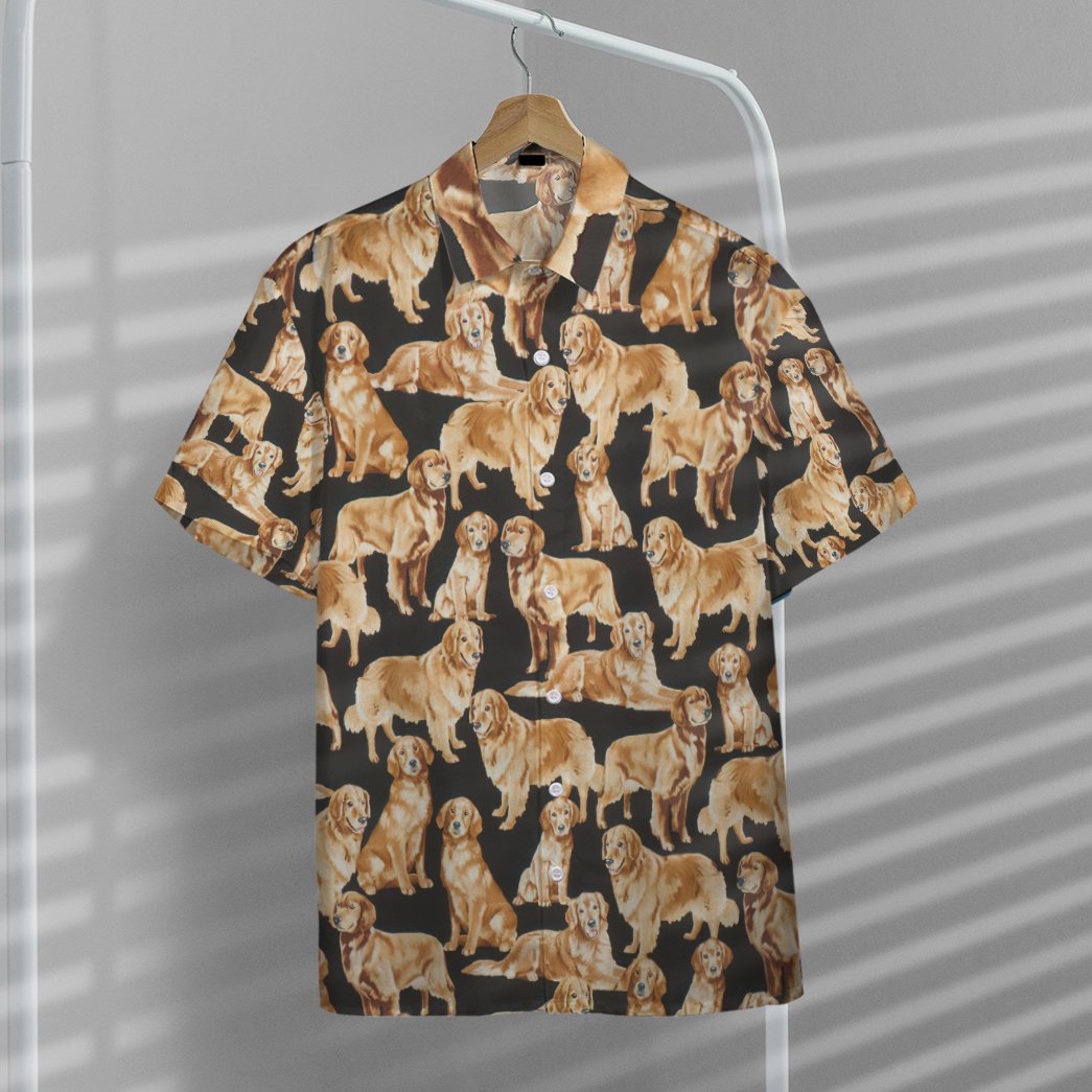 Tropical Golden Retriever Dogs Hawaii Hawaii Aloha Shirt For Dog Lover Ha30114