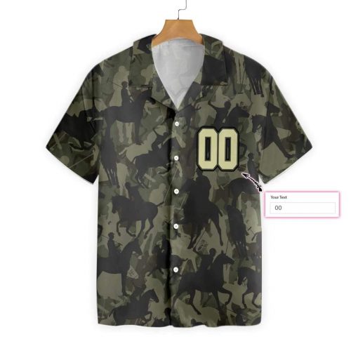 Polo Camo Pattern Custom Hawaii Personalized Hawaii Shirts For Men Ha90087