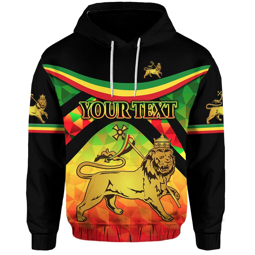 (Custom Personalised) Ethiopia Lion Of Judah Hoodie Vibes Version Lt8