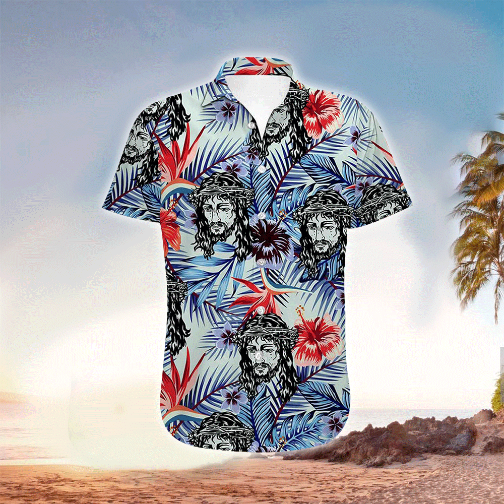 Jesus Tropical Hawaii Shirt Ha65150