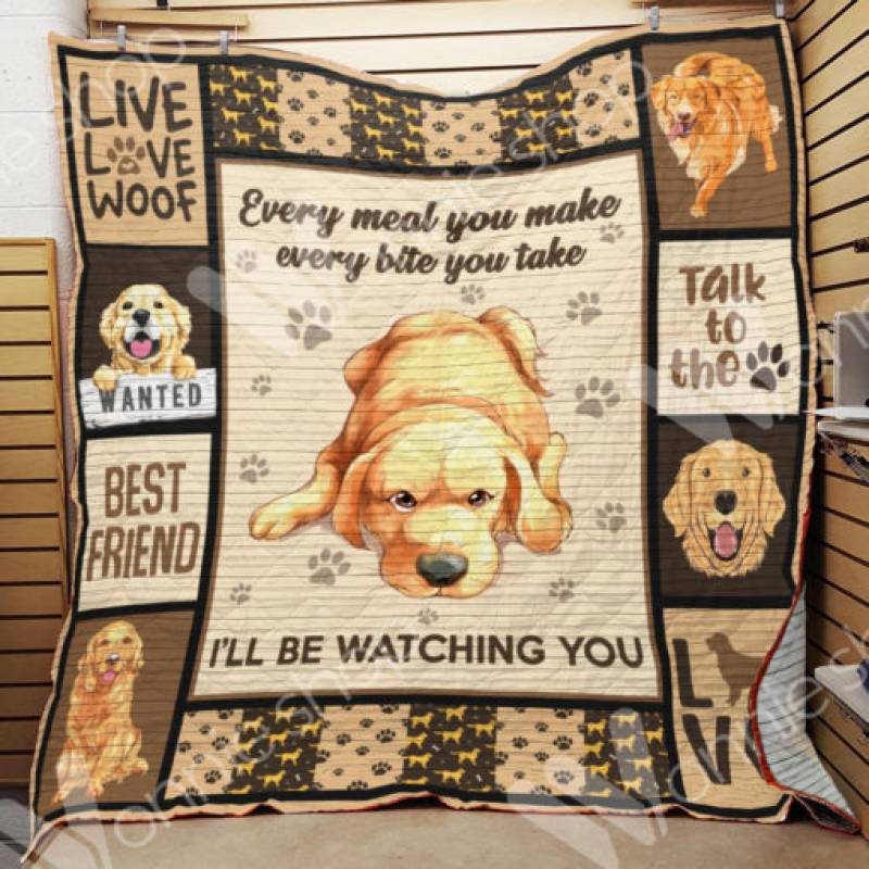 Golden Retriever Dog Blanket NOV2002 68O56